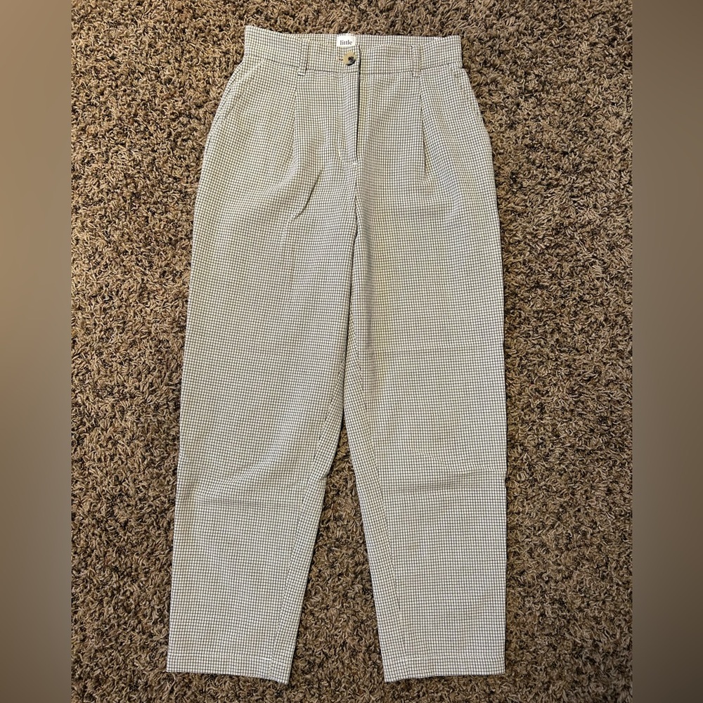 ARITZIA Little Moon Bellis Plaid Trousers